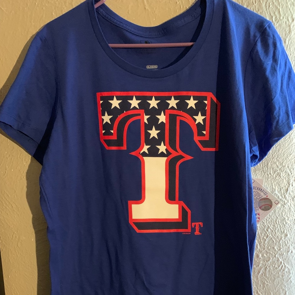Woman to Texas Rangers T-shirt brand new with tags